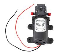 Micro bomba de diafragma, 24V 5L/min Flujo de líquido Mini bomba de agua eléctrica 1.5m Succión 60W para pulverización de agua Pulverización de pesticidas, máquinas de llenado, humidificadores