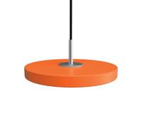 Micro Lámpara Colgante Asteria en Naranja Naranja/tapa de Acero