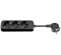 Microconnect gru0033b base múltiple 3 m 3 salidas ac interior negro