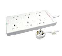 Microconnect gru006wuk-switch base múltiple 2 m 6 salidas ac blanco