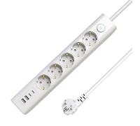 Microconnect mc-gru00515ws-usb base múltiple 1,5 m 5 salidas ac inter