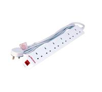 Microconnect mc-uksurgestrip6-5m base múltiple 6 salidas ac interior