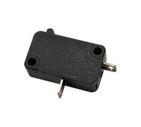 Microinterruptor accionado por émbolo con 2 orificios de montaje | Actuador de émbolo, patrón de montaje de 2 orificios, cuerpo de polímero de ingeniería, disposición de