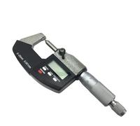 Micrómetro, 0-25 mm electrónico micrómetros exteriores 0.001mm con extra grande LCD Micrómetro digital de pantalla Mida herramientas(Flat pointed)
