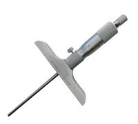 Micrómetro de profundidad 0-25 mm 0-50 0-100 0-200 0,01 Extremo plano industrial acero inoxidable bola(Flat 0-150mm)