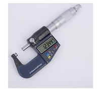 Micrómetro Digital de 0.001mm, micrómetros exteriores electrónicos de 0-100mm, calibrador cromado, herientas de medición de 0-25-50-75-100mm herramientas de medición(0-25mm)