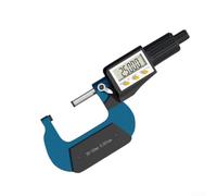 Micrómetro exterior digital de 0 a 25 mm, calibrador electrónico con resolución de 0,001 mm, cabezal de medición de acero de aleación, herramienta de grosor de acero de alto carbono (25-50 mm)