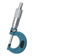 Micrómetro exterior mecánico de 0 a 25 mm con mecanismo de trinquete, punta de aleación de alta precisión para calibre de taller de ingeniería (B)