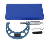 Micrómetro exterior Micrómetro mecánico con punta de carburo para medición precisa del espesor del diámetro de la longitud Intervalo de escala de 2 a 3 pulgadas 0 0001 pulgadas