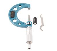 Micrómetro, Micrómetro Exterior de 0,01 Mm con Llave Micrómetro de Espesor de Acero Inoxidable, Micrómetros Exteriores (25-50 mm)
