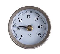 Micrómetro, Termómetro De Esfera Tubería, Medidor Temperatura Con Resorte Clip, 20-60mm For Tanques Aceite Tubo Calentamiento Agua Caliente