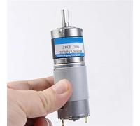 Micromotor reductor de CC de 12 V y 24 V, con engranajes planetarios, velocidad lenta, par alto y giro en sentido horario/antihorario (CW/CCW) 28GP-395(12V only motor,53RPM)