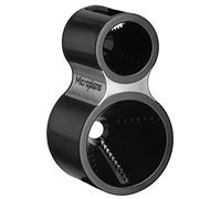 Microplane Cortador en espiral de verduras – 2 tamaños, acero inoxidable negro, cuchillas inox