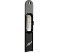Microplane Ginger Tool Herramienta de Jengibre, Acero Inoxidable, Negro/Gris