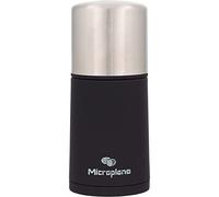 Microplane Molinillo para especias, acero inoxidable, negro, 5x5x12 cm