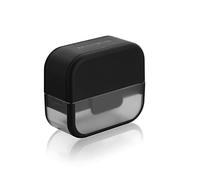 Microplane Rallador de ajo, acero inoxidable, negro, 8.89x3.81x7.62 cm
