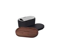 MICROPLANE Rallador manual con recipiente de recogida Antracita / Nogal gris