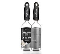 Microplane Serie Gourmet Rallador Tiras Largas, Acero Inoxidable, Negro, 35.90x6.41x1.92 cm