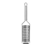 Microplane Serie Profesional Rallador Extragrueso, Acero Inoxidable, Plata, 33x7.5x1.92 cm
