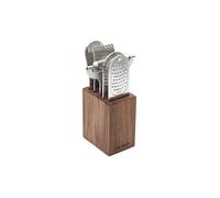 MICROPLANE Set de herramientas de bar de 6 piezas CL Walnut marrón
