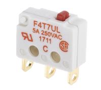 Microrruptor sin palanca on-(on) terminales soldar 3pin 5a/250vac f4t7