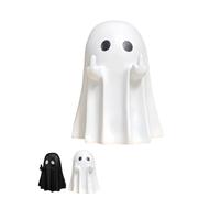 Middle Finger Mini Ghost Funny Halloween Resin Figurine Spooky Decor