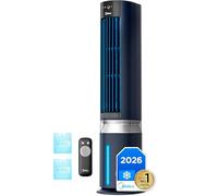 MIDEA Climatizador Evaporativo Portátil 3 en 1 Capacidad 7L y Mando a Distancia | Ventilador de Agua, Enfriador de Aire, Humidificador, 6 Velocidades, 5 Modos, Temporizador 12H, Oscilación 85º, con IA