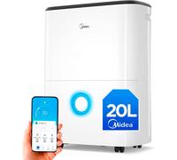 Midea Deshumidificador de Humedad 20L Silencioso | WiFi/App, Modo Secado de Ropa y Auto Antihumedad, Purificador Eléctrico Antibacterias, moho y Condensación | Ideal en habitaciones hasta 50m2/150m3