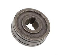 MIG Rodillo de transmisión de alimentación de alambre soldador, ranura en V 30x10x10mm rueda alimentadora de acero para máquina de soldadura blindada de gas 0.6-1.0mm (0.8-1.0)