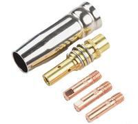 Mig Tip Consumibles 5PCS MIG Soldadura MB15 15AK Punta 0.8/1.0/1.2mm (1.0mm)