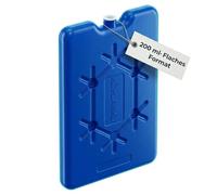 MIJOMA Lote de 6 acumuladores de frío para bolsa y nevera de 200 ml, reutilizables, color azul