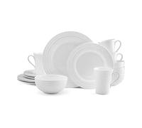 Mikasa 5224193 Ciara Bone - Vajilla (porcelana, 16 piezas), color blanco