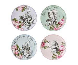 Mikasa and the v&a - juego de 4 platos para tartas para té de la tard