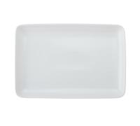 Mikasa chalk bandeja de servir rectangular de porcelana, 33 x 22 x 2,5