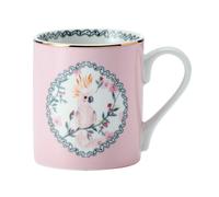 Mikasa cockatoo straight-sided porcelain mug, 280ml