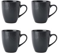 Mikasa jardin midnight juego de 4 tazas, de 420ml de gres para té y c