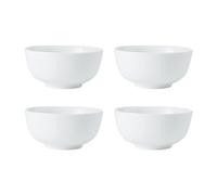 Mikasa Juego de 4 cuencos de porcelana para cereales, 14 cm, en caja de regalo