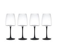 Mikasa palermo crystal juego de 4 copas de vino tinto, 450ml, tallo ne