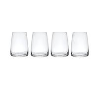 Mikasa Palermo Vaso de Vino de Cristal para Vino, Set de 4, 350ml, en Caja de Regalo, Apto para Lavavajillas