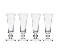 Mikasa salerno copas de cristal para champán, 170ml, juego de 4 copas
