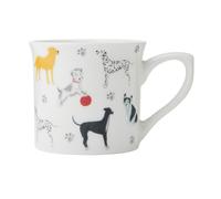 Mikasa - taza acanalada con estampado de perro (250 ml)