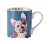Mikasa taza de porcelana con diseño de bulldog francés, 280 ml