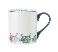 Mikasa taza de porcelana para bicicleta, 280 ml, taza moderna de uso g
