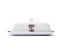 Mikasa tipperleyhill mantequera decorativa de cerámica con tapa, ilus