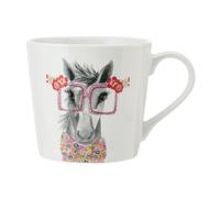 Mikasa tipperleyhill taza de porcelana con estampado de caballo, 380ml