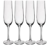Mikasa treviso copas de cristal, 190 ml, juego de 4 sin plomo, copas d
