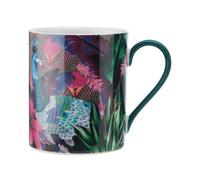 Mikasa x Sarah Arnett porcelain mug, 350 ml with vibrant nature-inspired design, dishwasher and microwave safe, perfect as a stylish gift for coffee lovers.