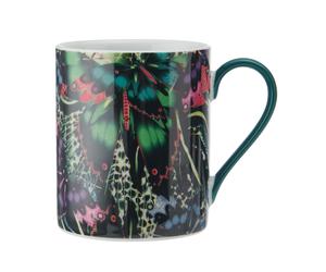 Mikasa x sarah arnett taza de porcelana, taza impresa para té y café