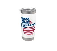 Mike Collins for Senate 2026 Senator Georgia Election Map Vaso térmico de acero inoxidable de doble pared