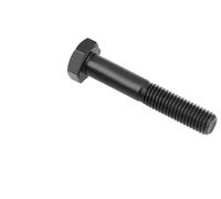 MIKFESPO 1 Unidad M12, Tornillos de Cabeza Hexagonal Exterior Negros de Media Rosca, Tornillos de Cabeza Hexagonal Externa, Pernos de Acero de aleación de Grado 12,9 de Alta Resistencia(M12x160-HT)